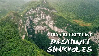 China Bucket List丨Dashiwei Sinkholes