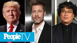 Trump Mocks Brad Pitt & Parasite For Oscar Wins, Korean Film's Distributor Fires Back | PeopleTV