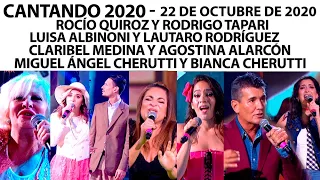 Cantando 2020 - Programa 22/10/20 - Tercera gala de Novelas de #eltrece