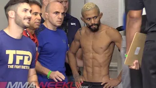 UFC 263 Official Weigh-Ins: Deiveson Figueiredo almost misses weight