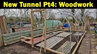 Fitting the woodwork | New Polytunnel Pt 4 | Tips and Tricks | Green Side Up