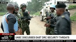 UNSC discusses East DRC security threats