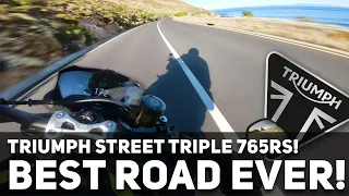 Triumph Street Triple 765RS | Best road in the world! | Yoshimura AT2