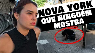 vivendo em nova york e andando por bairros perigosos, a realidade