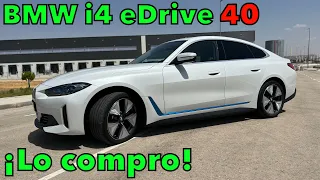 BMW i4 eDrive 40 español ¿El COCHE ELÉCTRICO más DESEADO? Revisión y ACELERACIÓN 0-100 km/h MOTORK