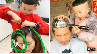 6-year old hairstylist still crushing it  China#1-TomoNews