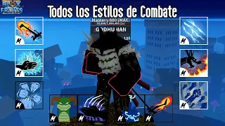 como CONSEGUIR todos los ESTILOS DE COMBATE! - Blox Fruits - Showcase