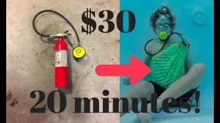 How to make a simple scuba tank