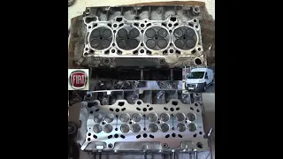 Fiat Ducato Iveco 2.3 jtd Hengerfej felújítás Cylinder head restoration resurfacing Zylinderkopf