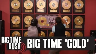 James & Carlos Tries to Play BTR's Gold Record | Big Time Rush - S3E9