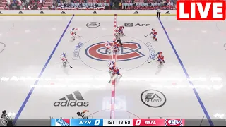 NHL LIVE - Montreal Canadiens vs New York Rangers - 6th Jan 2024 | NHL Full Game Highlights NHL 24