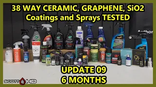 38 WAY CERAMIC COATINGS  Longevity Test - $9 to $1500 coatings & sealants - UPDATE 09 - 6 MONTHS