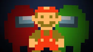 Among Us VS Super Mario Bros. | Mario Animation