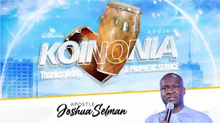 Thanksgiving and Prophetic Service With Apostle Joshua Selman 19|| 12 || 2021