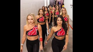 ▶️ Heat Dancers Work It ❤️🖤 Miami Heat NBA Basketball