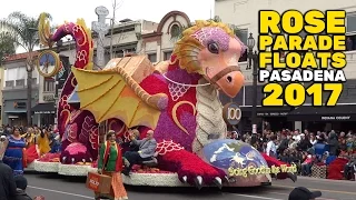 Rose Parade 2017 amazing flower-covered floats in Pasadena, California