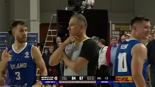 Two HUGE calls with 10.9sec left.  Correct decision?  Iceland - Georgia - FIBA