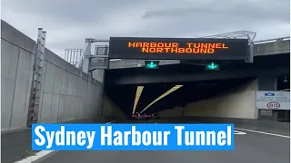 Sydney Harbour Tunnel| Drive Through M1 Tunnel Northbond| Sydney Australia |