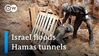 Israeli military confirms flooding of Hamas tunnels in Gaza | DW News