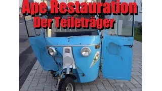 Piaggio Ape 400 Restauration Teil 3 - Die Apeschrauber