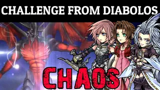 DFFOO [GL]: Challenge from DIABOLOS, CHAOS [BLIND RUN] - Lightning, Aerith, Kuja (Klay)