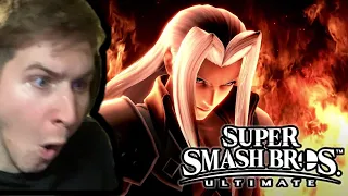 Sephiroth Smash Bros Ultimate Reveal Trailer REACTION!