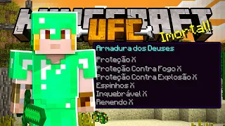 A ARMADURA DOS DEUSES NA ERA PRIMITIVA ! - MINECRAFT UFC #4