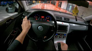 2007 Volkswagen Passat B6 Night [Chip 170 HP] | POV Test Drive #887 Joe Black