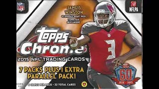 2015 Topps Chrome Football Blaster Box