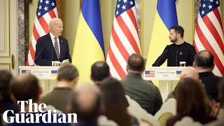 US stands with Ukraine, says Joe Biden during surprise visit to Kyiv