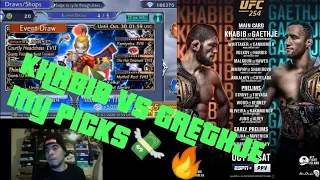 Khabib vs Justin Gaethje My Picks UFC 254: KEFKA Banner Pulls /  BURST 01 LD Dissidia Opera OMNIA Gl