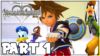 Kingdom Hearts Re:Chain of Memories Walkthrough PART 1 - Traverse Town (PS4 1080p)