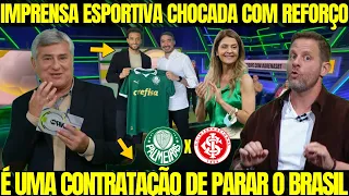 SÓ DÁ PALMEIRAS NAS CAPAS DE JORNAIS !" IMPRENSA ESPORTIVA CHOCADA COM REFORÇO" NOTÍCIA DO PALMEIRAS