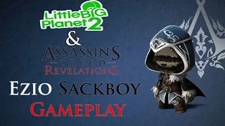 Little Big Planet 2 - Assassin's Creed Revelations Ezio Sackboy Costume Gameplay [1080p]