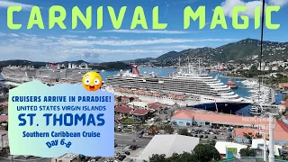 Carnival Magic | Island of St. Thomas| Paradise Point| Best Island Views| Skyride| Shiplife on Sea