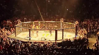 Sean O'Malley fighting kris Moutinho the zombie (arena view)