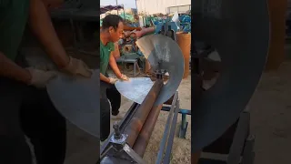 ZVS cheap rolling bending machine for turning a metal sheet into a cone