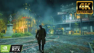 Red Dead Redemption 2 Heavy Rain At Night 4k 60fps ►RTX 4070 Ti i9-12900KF Ultra Max Settings PC