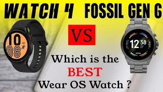 Samsung Galaxy Watch 4 vs Fossil Gen 6 🤩 Which Is The Best Wear OS Watch?