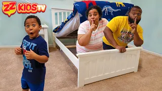 Kids vs Parents Extreme Hide and Seek.   Mom & Dad Cheated.