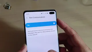 Samsung Galaxy S10 / S10+: How to Enable / Disable Rich Communications to Send Files and Live Videos