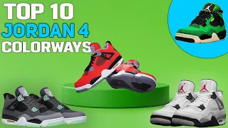 Top 10 Air Jordan 4 Color-Ways of ALL Time!! WHAT IS YOURS?! 🤯