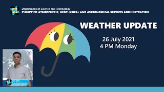 Public Weather Forecast Issued at 4:00 PM July 26, 2021