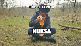 Carving a Kuksa using hand tools part 2/2