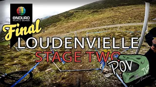 Wet and wild POV - Loudenvielle EWS Stage 2 'Courtalets' | Enduro World Series 2022