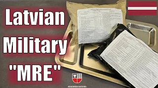 Latvian Armed Forces MRE Review 🇱🇻 Field Ration TASTE TEST | Latvia Military Meal Ready To Eat