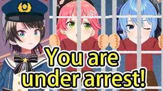 Officer Subaru's interrogation on MiComet's crimes. 【Eng Sub/Hololive】