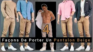 4 façons stylées de porter un pantalon / chino beige | Guide de style pour hommes