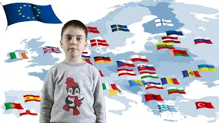Прапори та столиці країн світу (Європа)