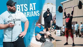 JAMES GOES TO BATTLE AT THE 🪓 BARBARIANS 🪓 (🌟 BTS of the Strongman Competition 🌟)